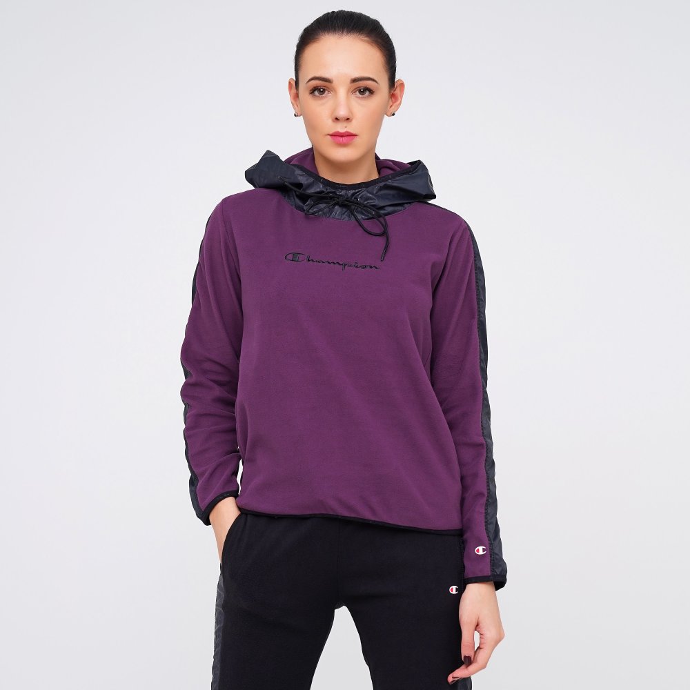 

Женская спортивная кофта Champion Hooded Full Zip Sweatshirt Фиолетовый с черным 42 (cha113233-BBW/NBK)