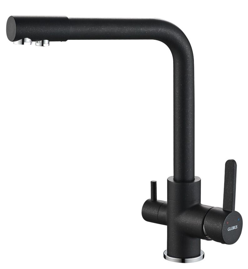 

Смеситель для кухни с подключением к фильтру Globus Lux GLLR-0444-1-ONIX
