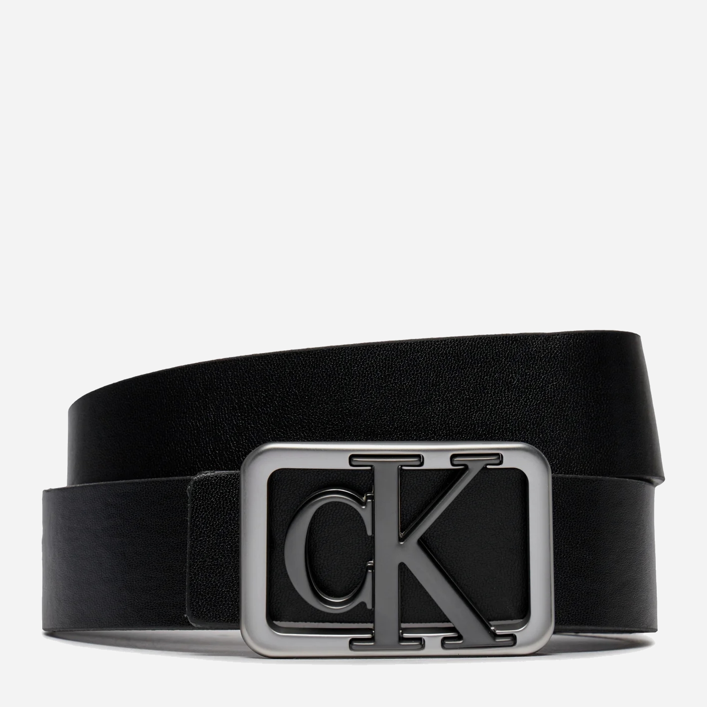 Акція на Ремінь чоловічий з натуральної шкіри Calvin Klein K50K511519-0GS 110 см Чорний від Rozetka