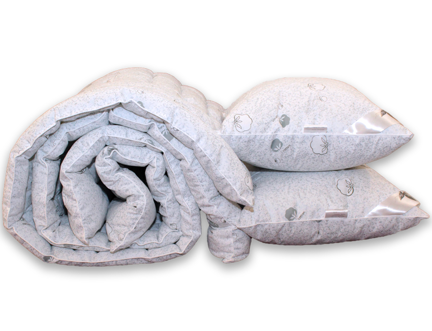 

Одеяло лебяжий пух "Cotton" TM TAG евро + 2 подушки 50х70 (Odeyalo-147)