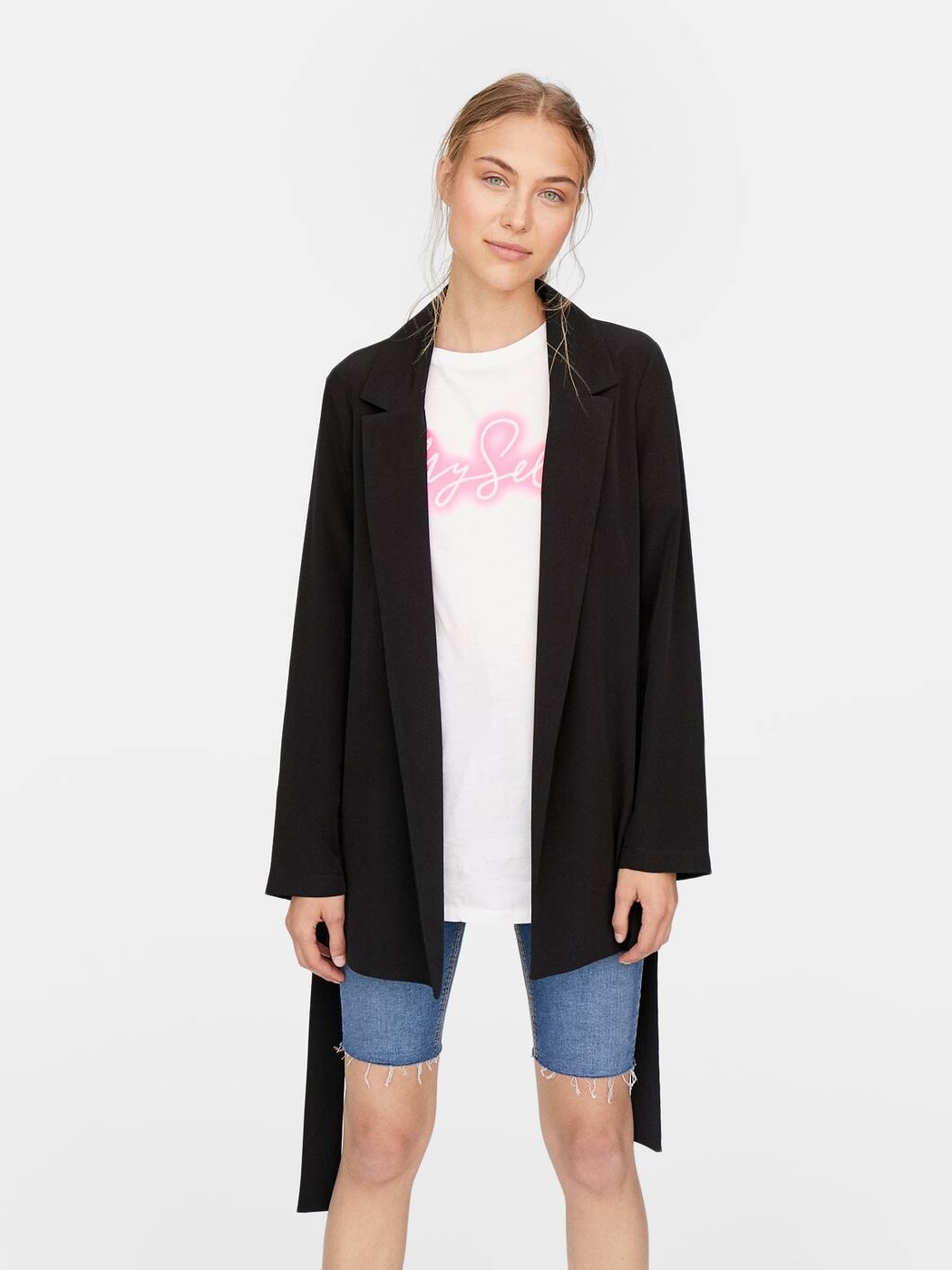 

Пиджак Stradivarius 01918522001 L Черный