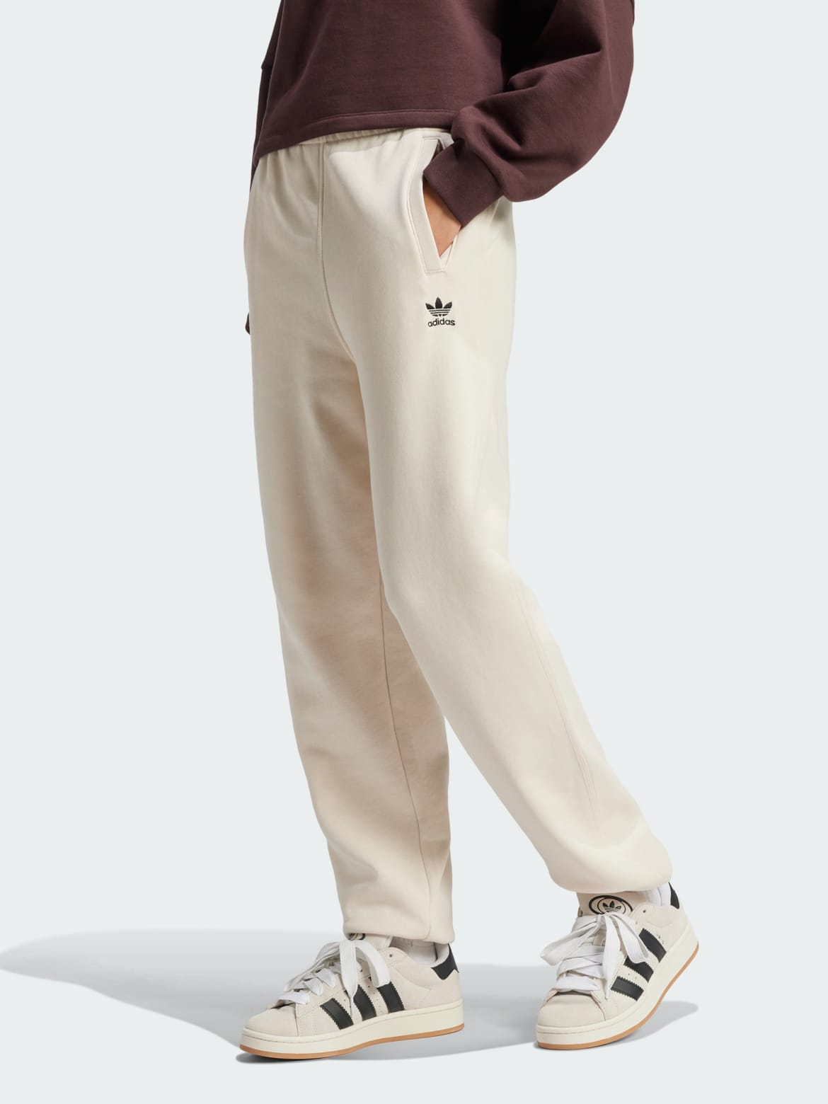 Акція на Спортивні штани жіночі Adidas Ess Jogger Ft IY4995 XS Wonwhi від Rozetka