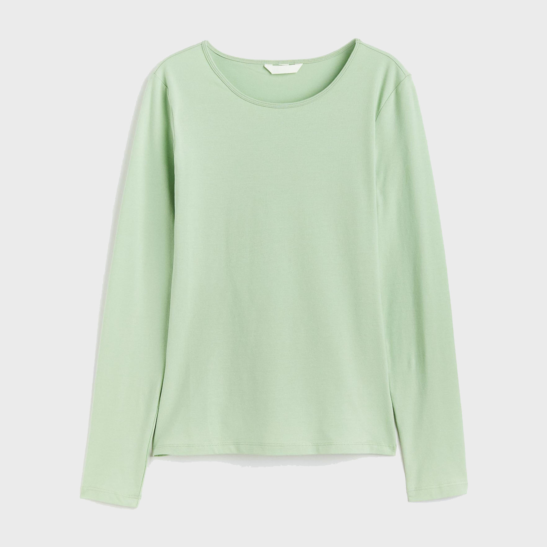 Акція на Лонгслів довгий жіночий H&M 270768931_green XS Світло-зелений від Rozetka