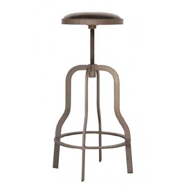 

Барный стул высокий для кухни, кафе, бара, ресторана металл/кожзам Индастриал Group SDM цвет Черный