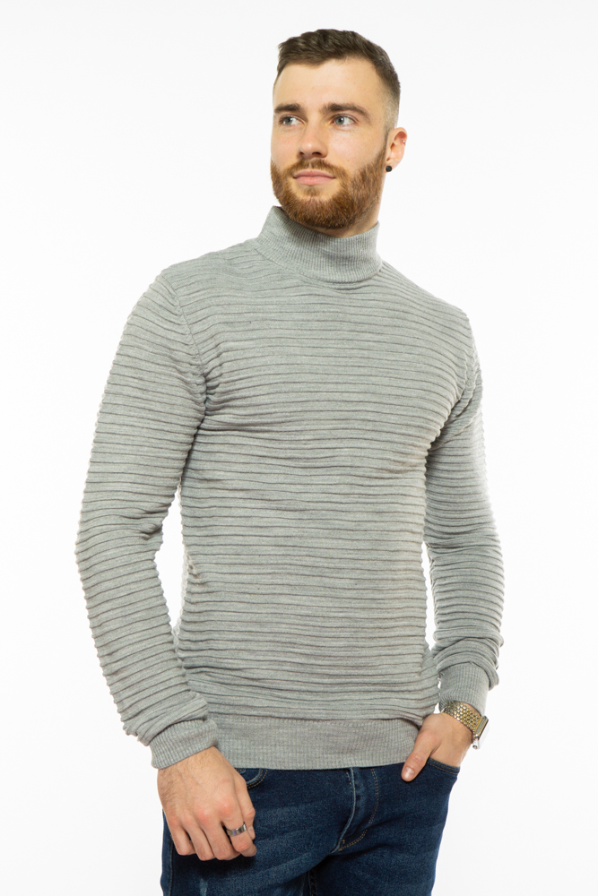 

Стильный мужской гольф Time of Style 700F1834 XXL Светло-серый