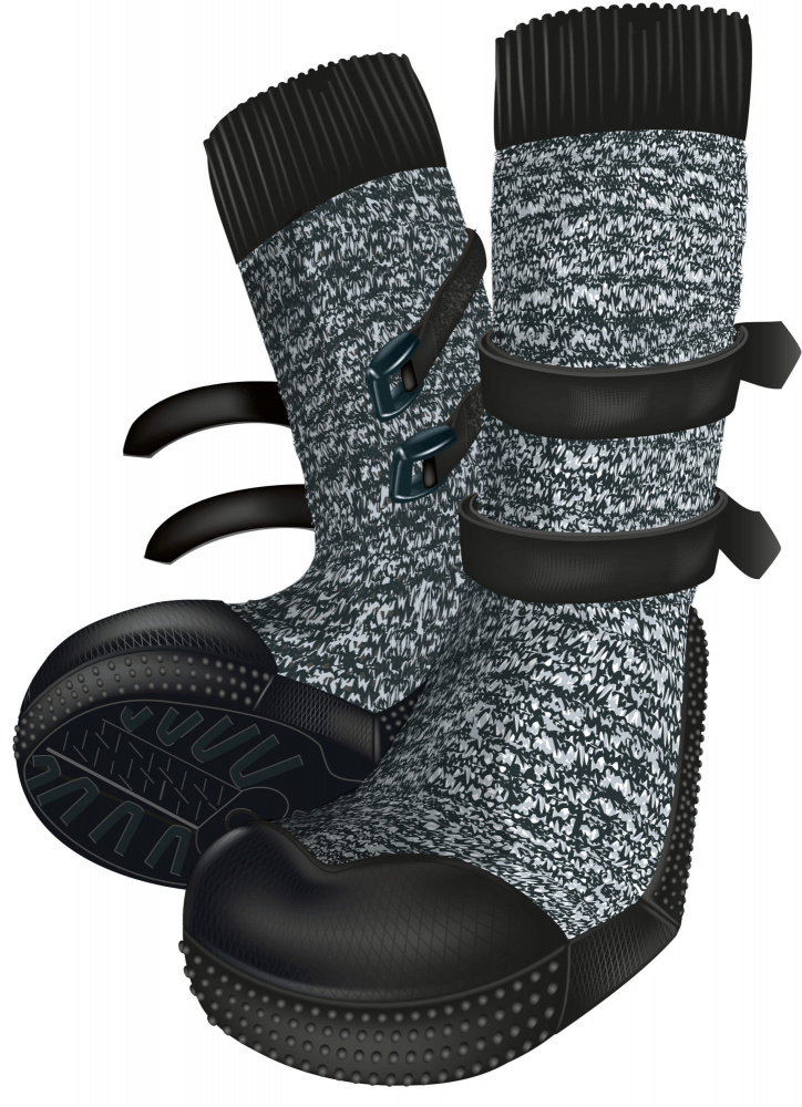 

Защитные носки для собак Trixie "Walker Paw Protection" XS 2шт. черные (TX-19440)