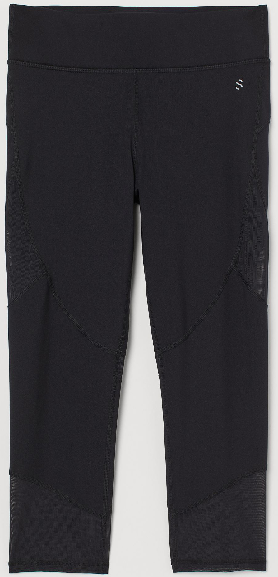 

Спортивные капри H&M 1512-8183911 M Черные