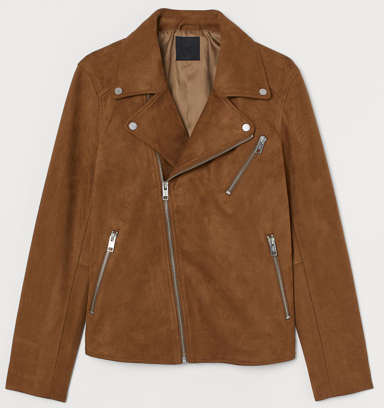 

Куртка из искусственной замши H&M 3012-7831261 L Коричневая