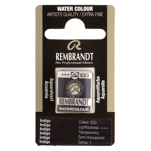 

Краска акварельная Rembrandt 1,8 мл кювета (533) Индиго (05865331 )