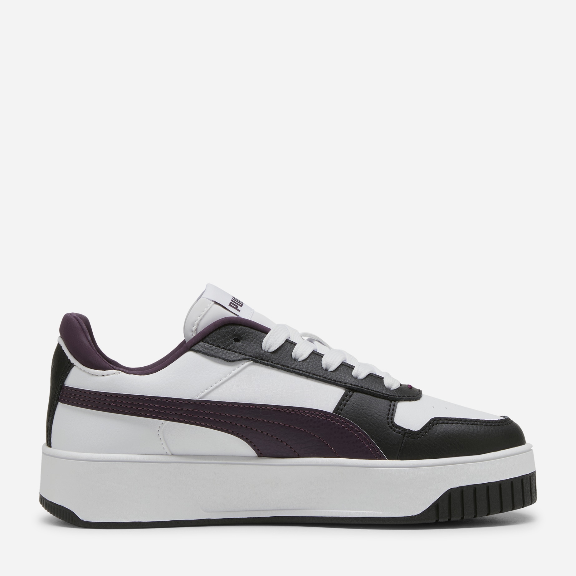 Акція на Жіночі кеди низькі Puma Carina Street 38939027 36 (3.5UK) 22.5 см Puma White-Midnight Plum-Puma Black від Rozetka