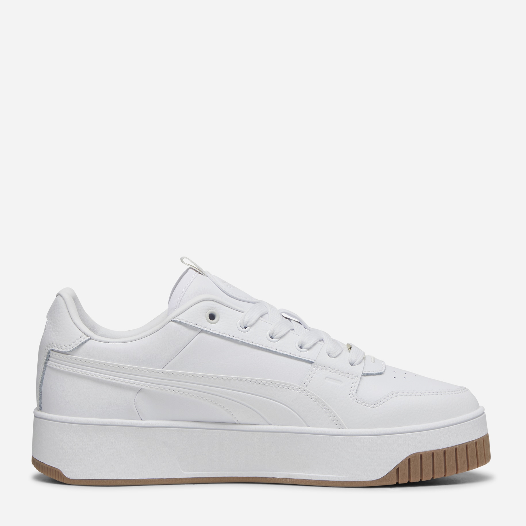 Акція на Жіночі кеди низькі Puma Carina Street Lux 39748701 38 (5UK) 24 см Puma White-Puma White-Puma Gold від Rozetka