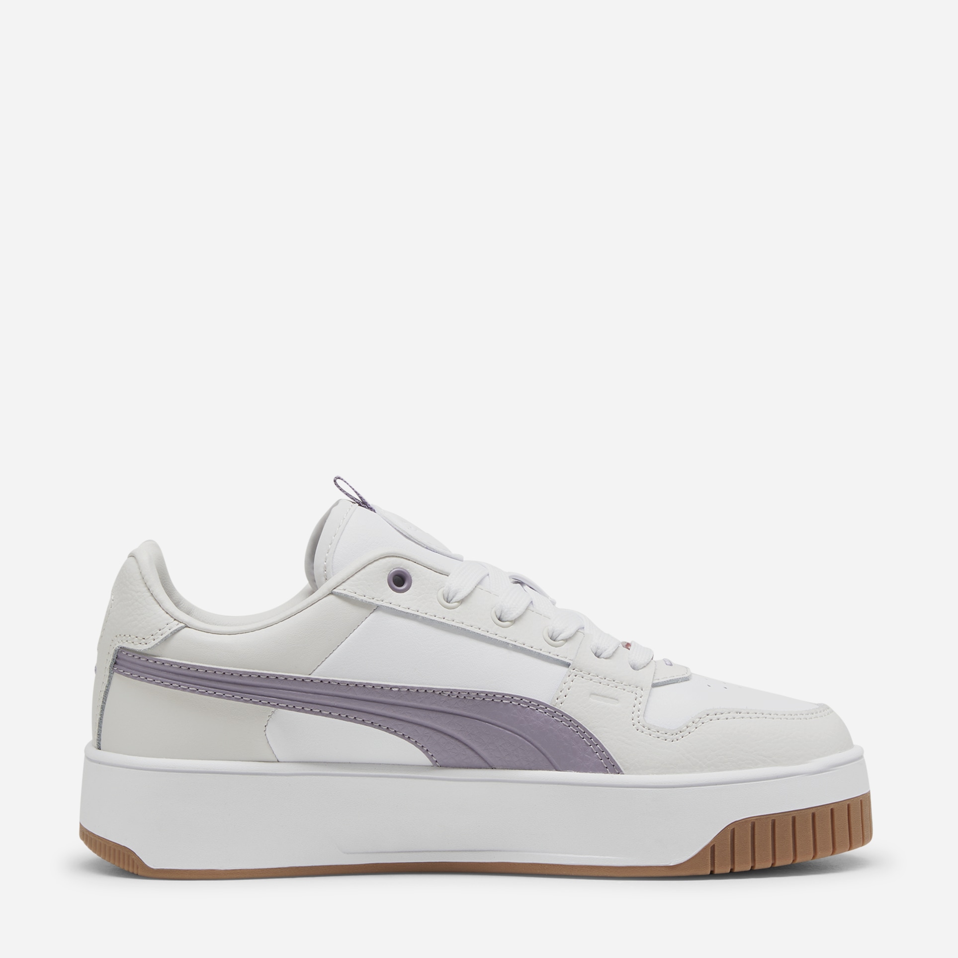 Акція на Жіночі кеди низькі Puma Carina Street Lux 39748706 40 (6.5UK) 25.5 см Puma White-Pale Plum-Feather Gray від Rozetka