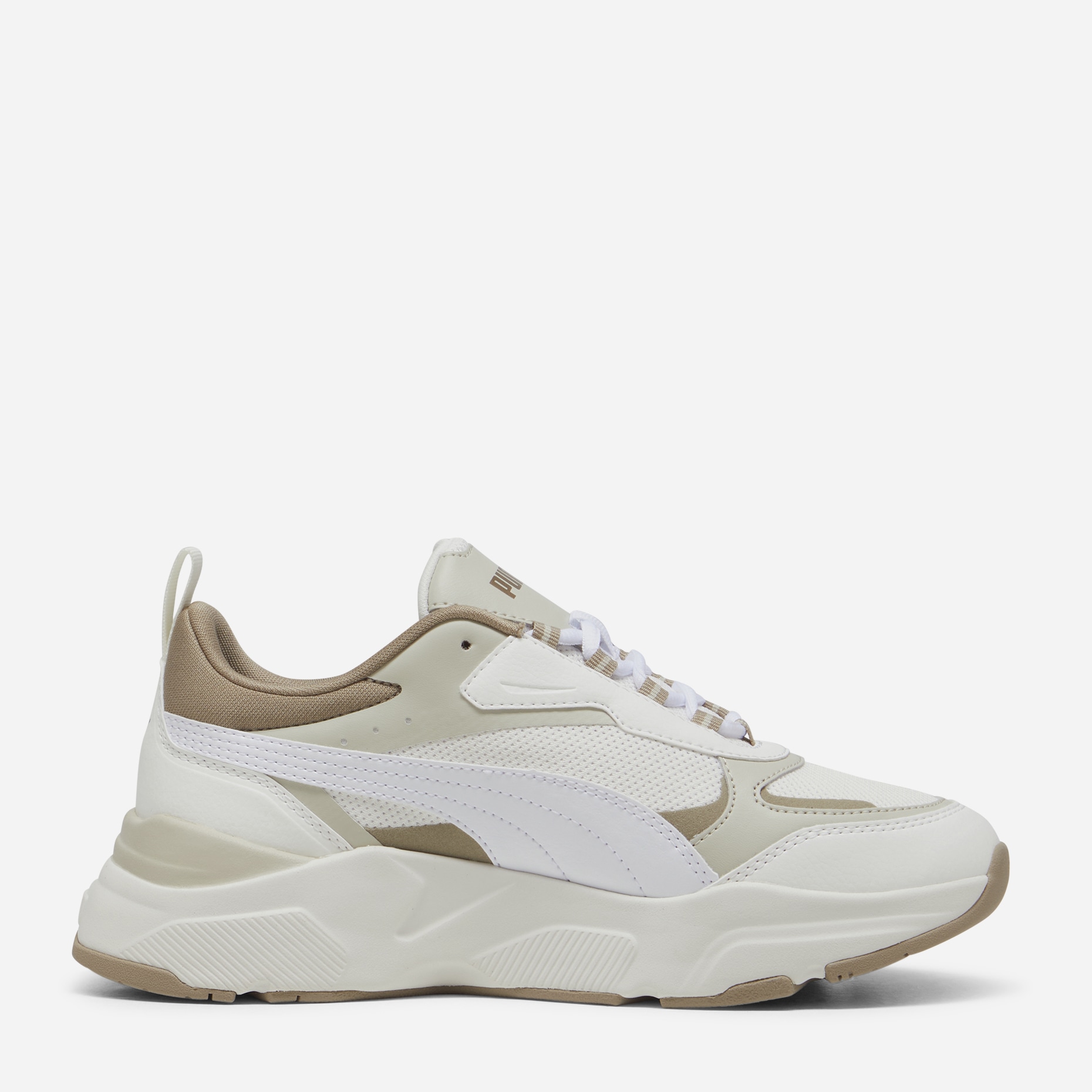 Акція на Жіночі кросівки Puma Cassia 38464722 36 (3.5UK) 22.5 см Warm White-Puma White-Desert Dust-Oak Branch-Puma Gold від Rozetka