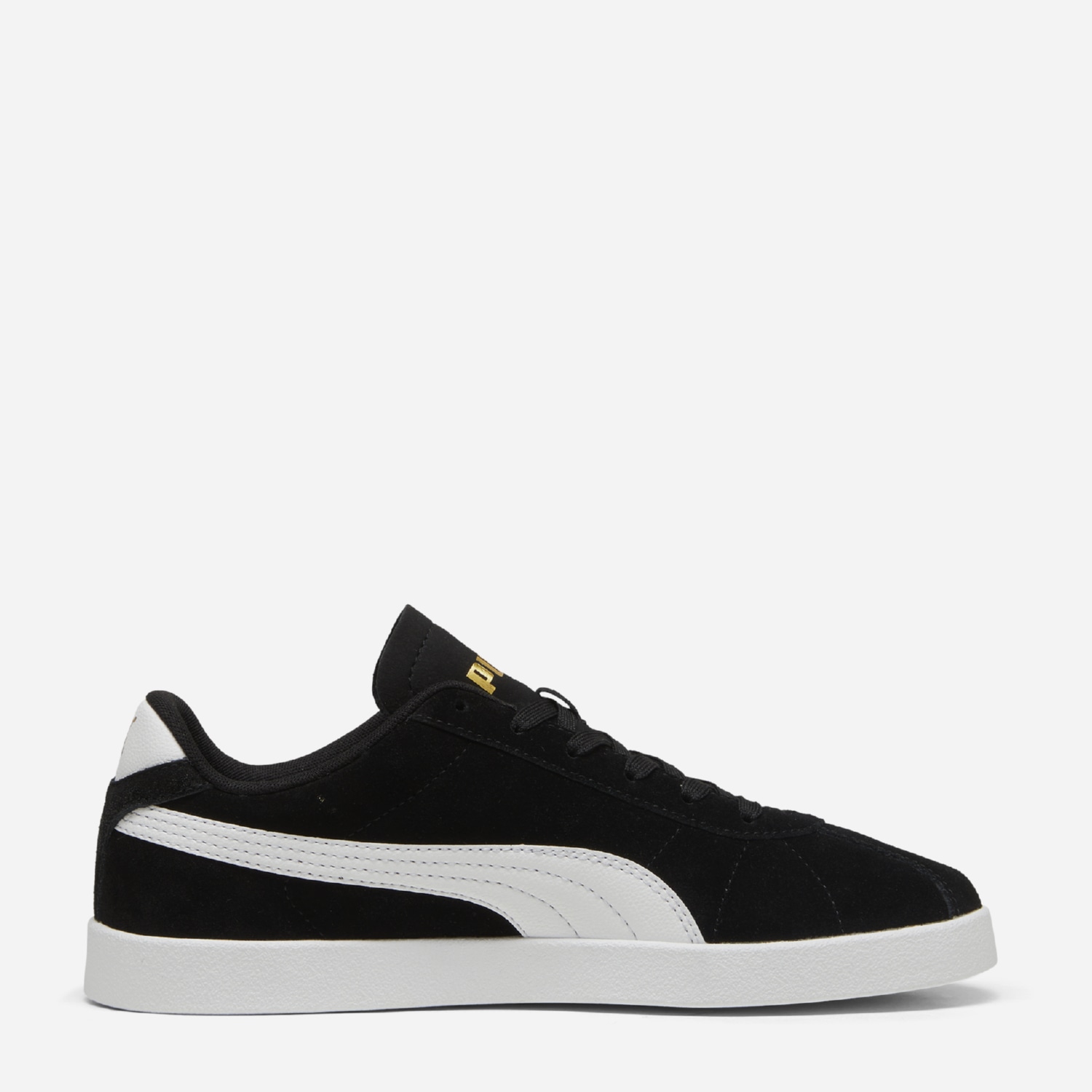 Акція на Жіночі кеди низькі Puma Club II 39744401 37.5 (4.5UK) 23.5 см Puma Black-Puma White-Puma Gold від Rozetka