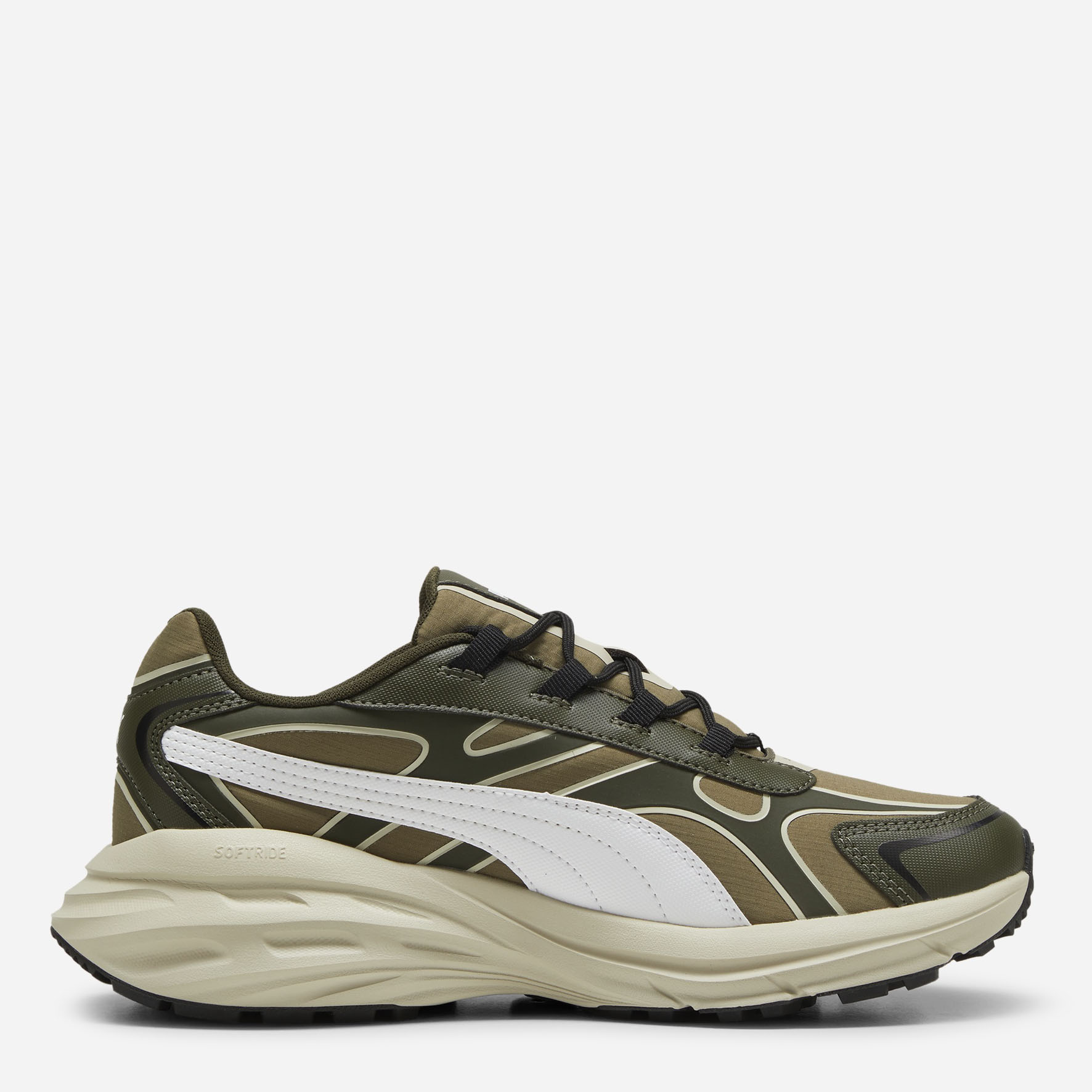 Акція на Чоловічі кросівки Puma Hypnotic LS Abrupt 39766802 47 (12UK) 31 см Puma Olive-Puma White-Dark Olive-Puma Black від Rozetka