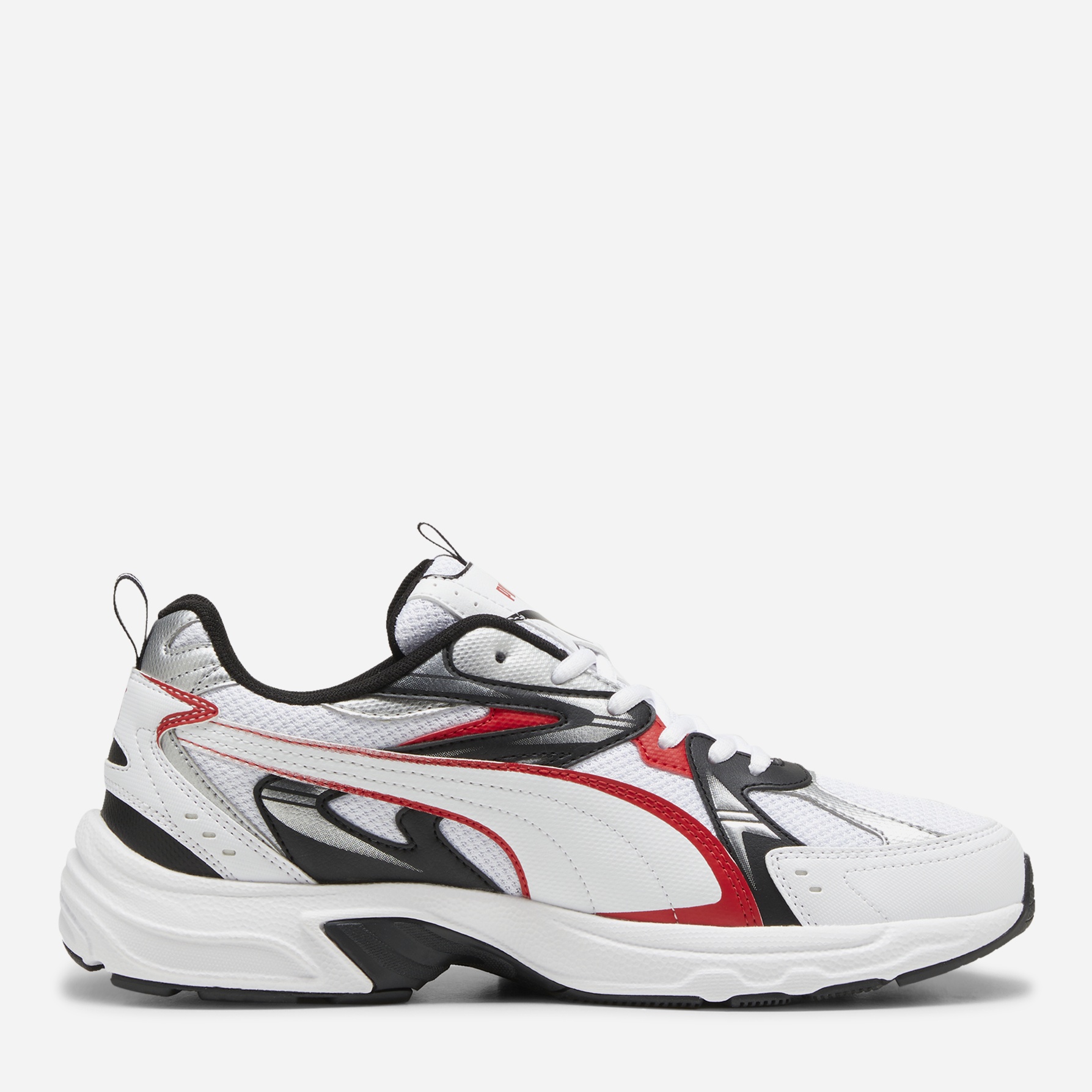 Акція на Чоловічі кросівки Puma Milenio Tech 39232208 40 (6.5UK) 25.5 см Puma White-Puma Black-For All Time Red від Rozetka