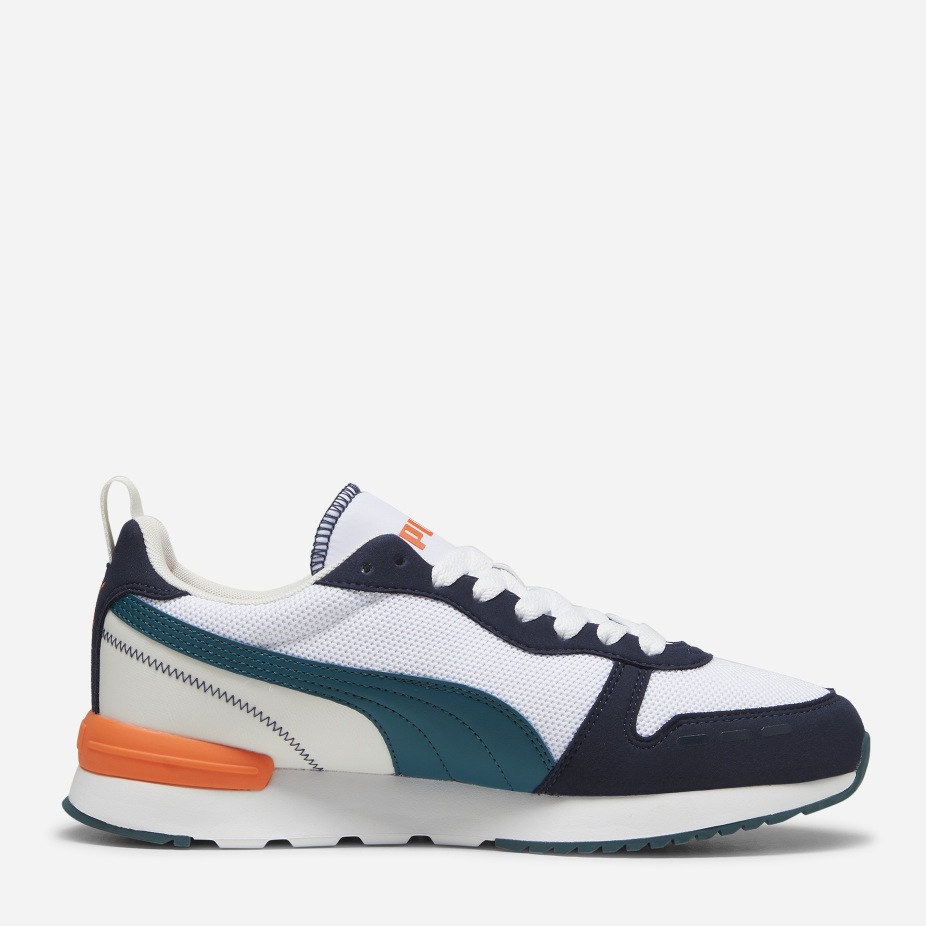 Акція на Чоловічі кросівки Puma R78 39391011 40.5 (7UK) 26 см New Navy-Cold Green-Puma White від Rozetka