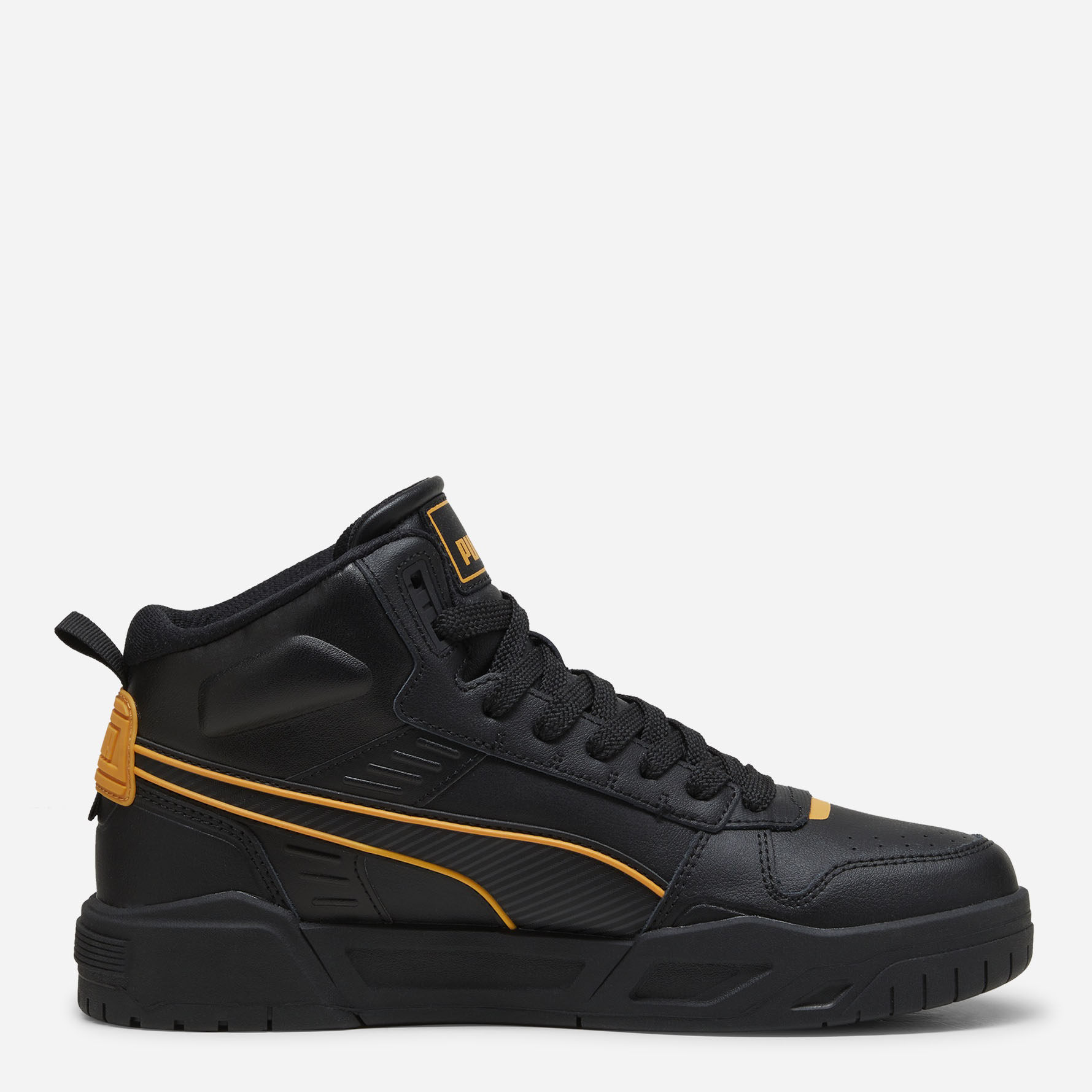 Акція на Чоловічі черевики Puma RBD Tech Mid 39614801 42.5 (8.5UK) 27.5 см Puma Black-Clementine-Puma White від Rozetka