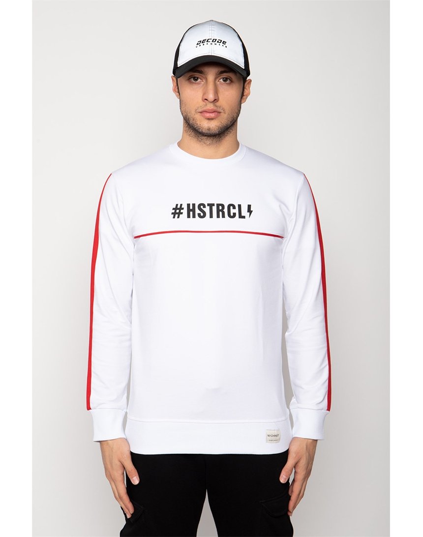 

Свитшот Machinist с хэштегом M белый (М2150 white)