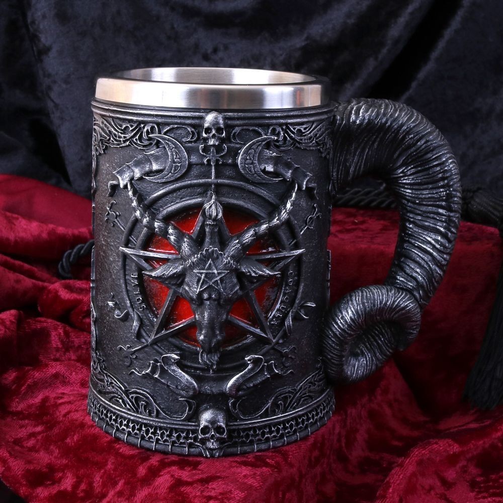 

Большая кружка Бафомет Neformal Танкард Baphomet пентаграмма 600 мл