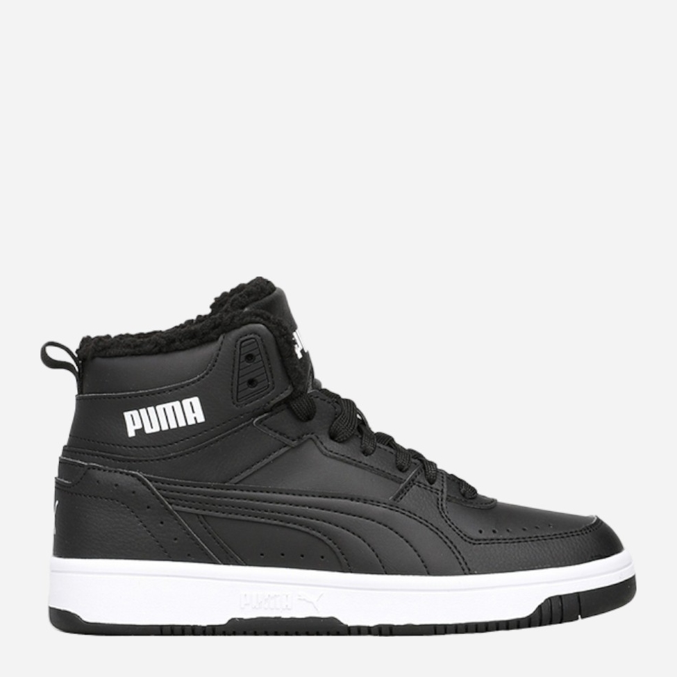 Акція на Підліткові зимові черевики для хлопчика Puma Rebound Joy Fur Jr 37547701 39 (6UK) Чорні від Rozetka