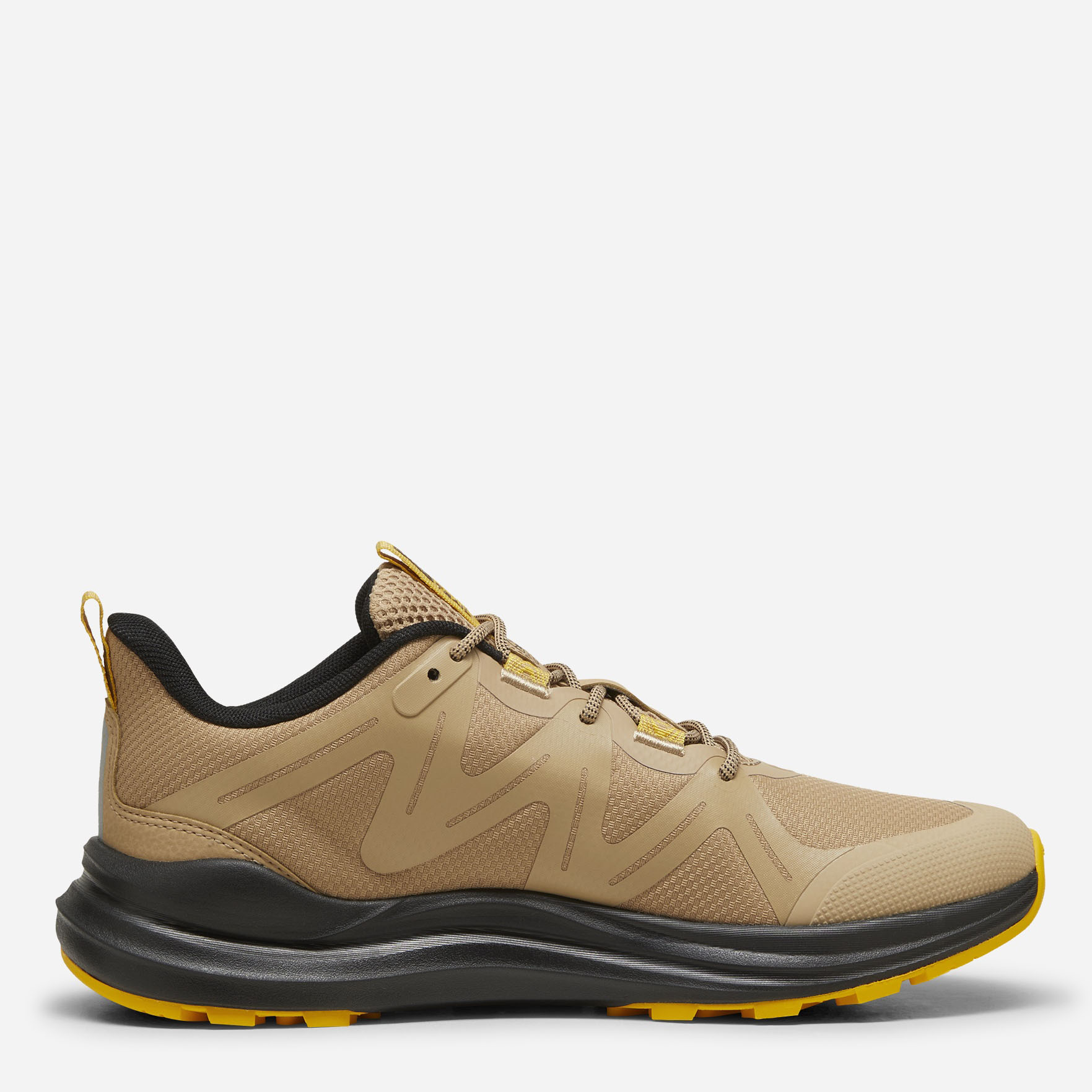 Акція на Чоловічі кросівки для бігу Puma Reflect Lite Trail 37944007 40.5 (7UK) 26 см Prairie Tan-Yellow Sizzle-Puma Black від Rozetka