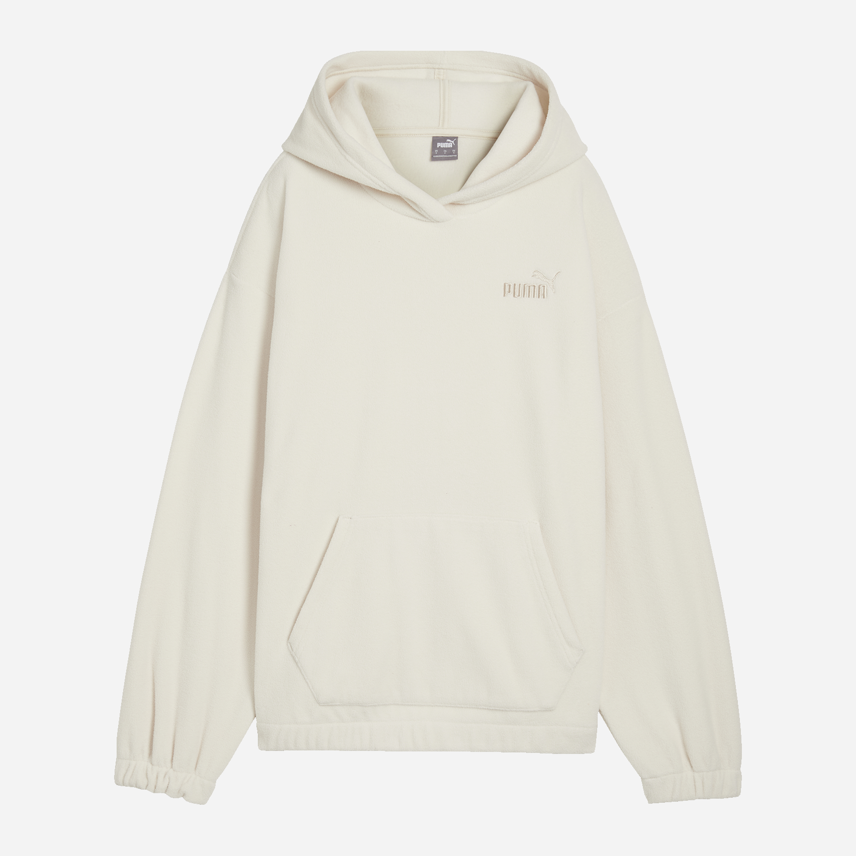 Акція на Худі тепле жіноче Puma Ess Elevated Hoodie 68152987 L Біле від Rozetka