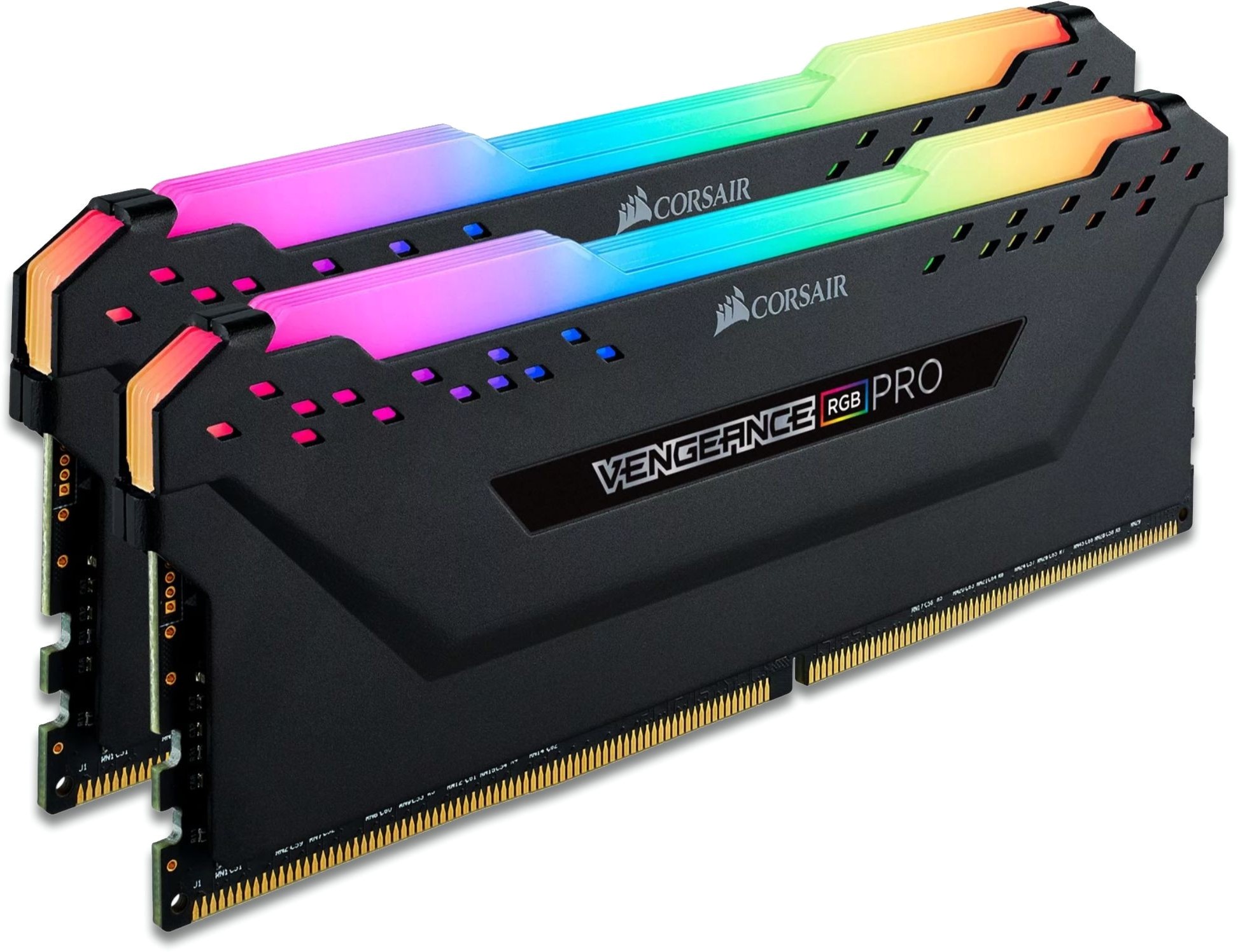 фото Память для настольных компьютеров Corsair 32 GB (2x16GB) DDR4 2666 MHz Vengeance RGB Pro (CMW32GX4M2A2666C16) 2