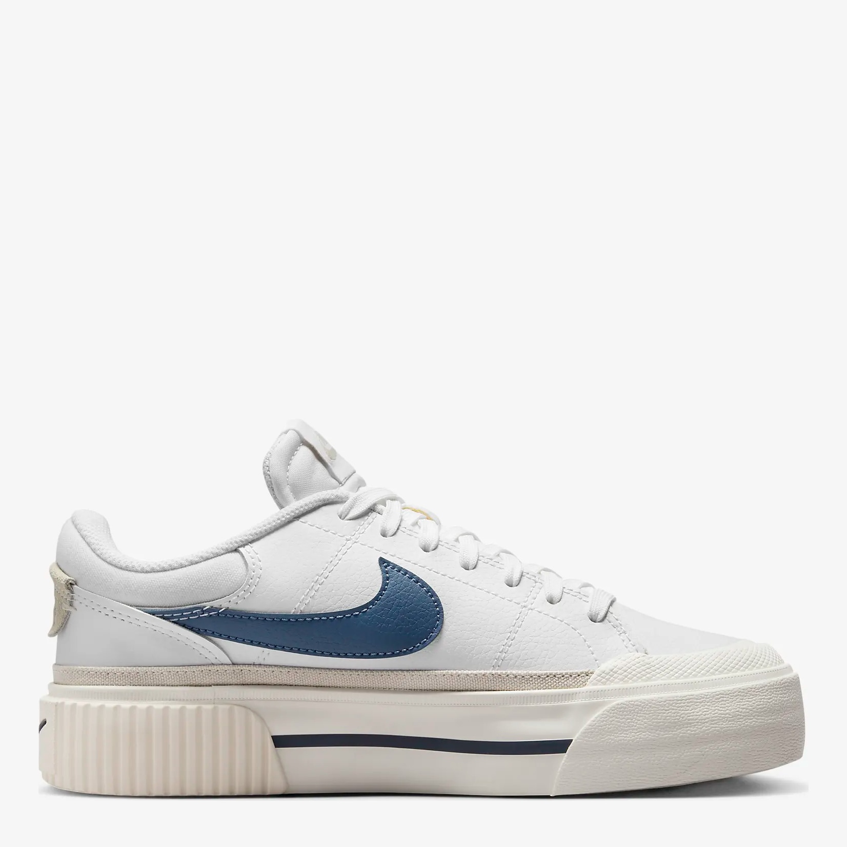 Акція на Жіночі кеди низькі Nike Court Legacy Lift DM7590-104 40.5 (9US) 26 см Білі від Rozetka