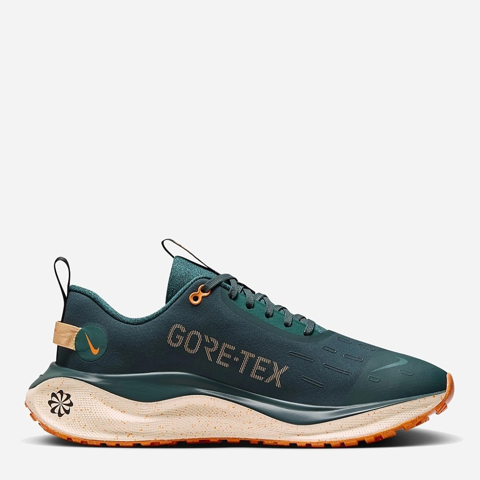 Акція на Чоловічі кросівки для бігу з Gore-Tex Nike Reactx Infinity Rn 4 Gtx FB2204-300 41 (8US) 26 см Темно-зелені від Rozetka