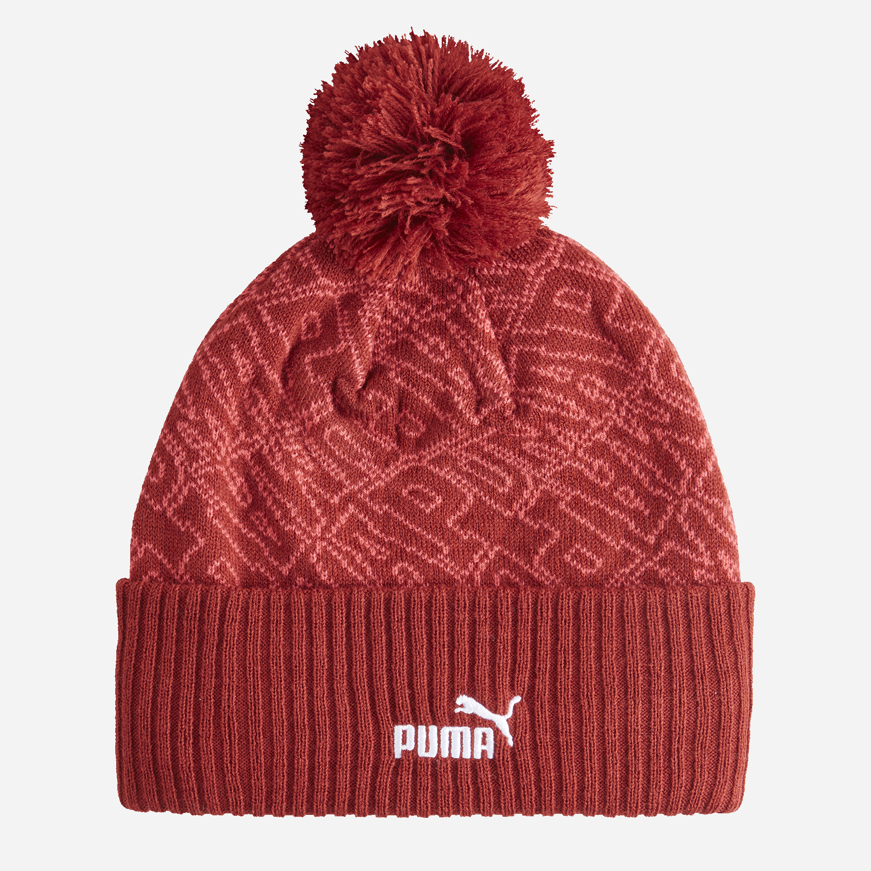 Акція на Шапка Puma Ess Pom Beanie 02546902 One size Червона від Rozetka