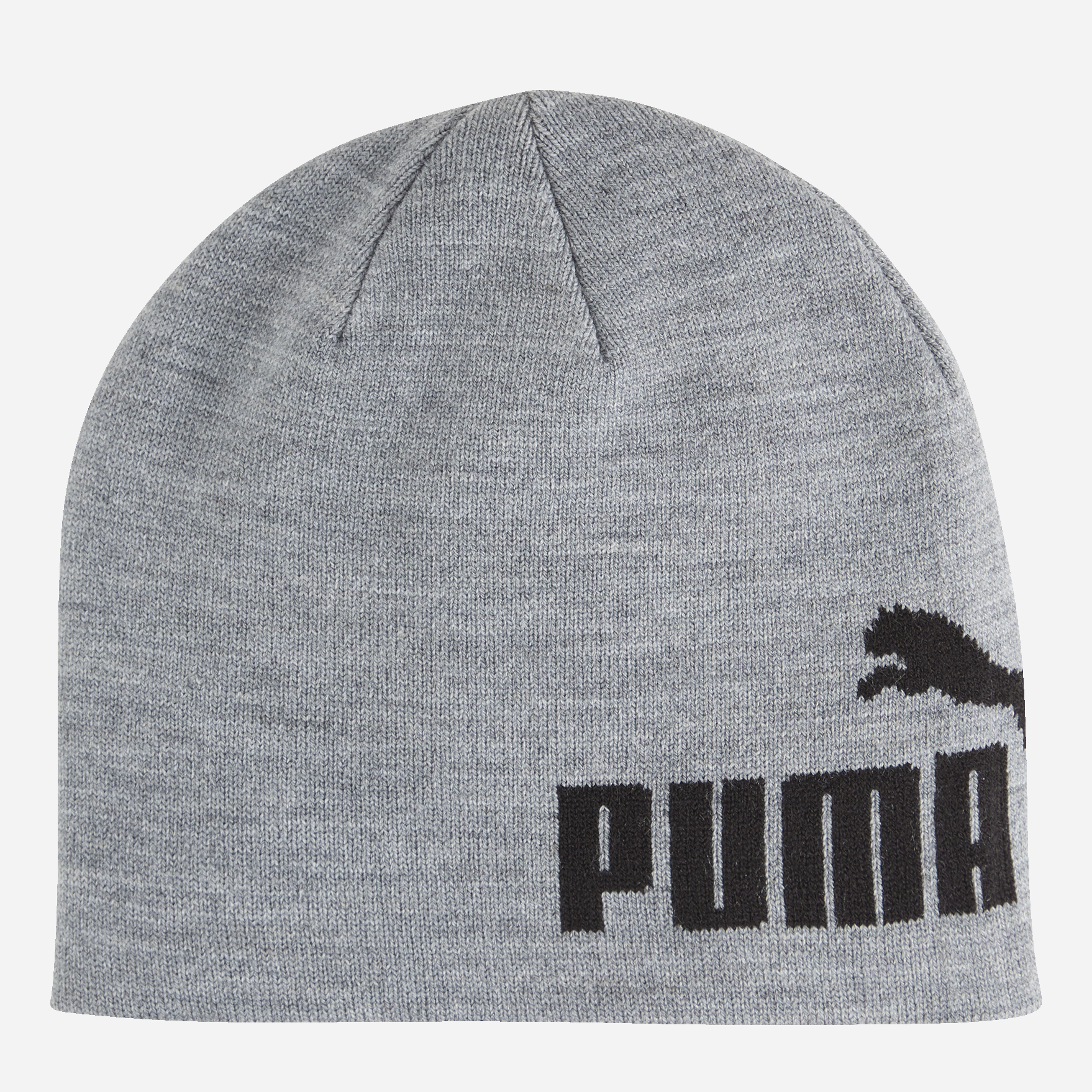 Акція на Шапка Puma Ess Cuffless Beanie 02563603 One Size Сіра від Rozetka