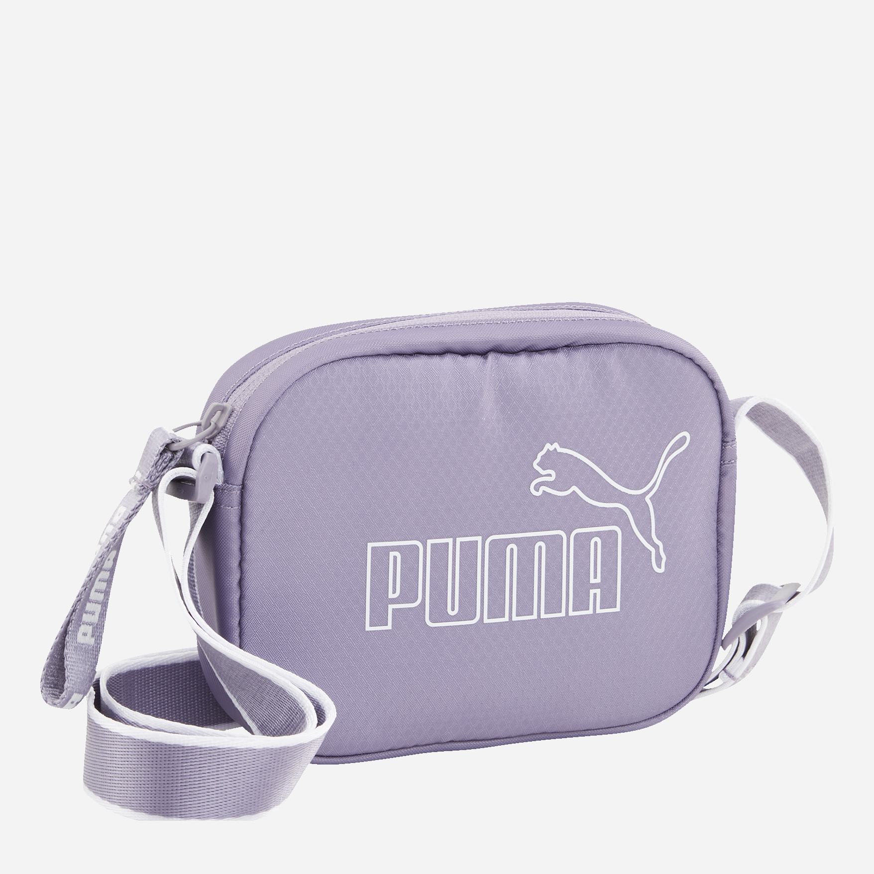 Акція на Спортивна сумка крос-боді через плече жіноча тканинна Puma Core Base X-Body Bag 09064302 Лілова від Rozetka