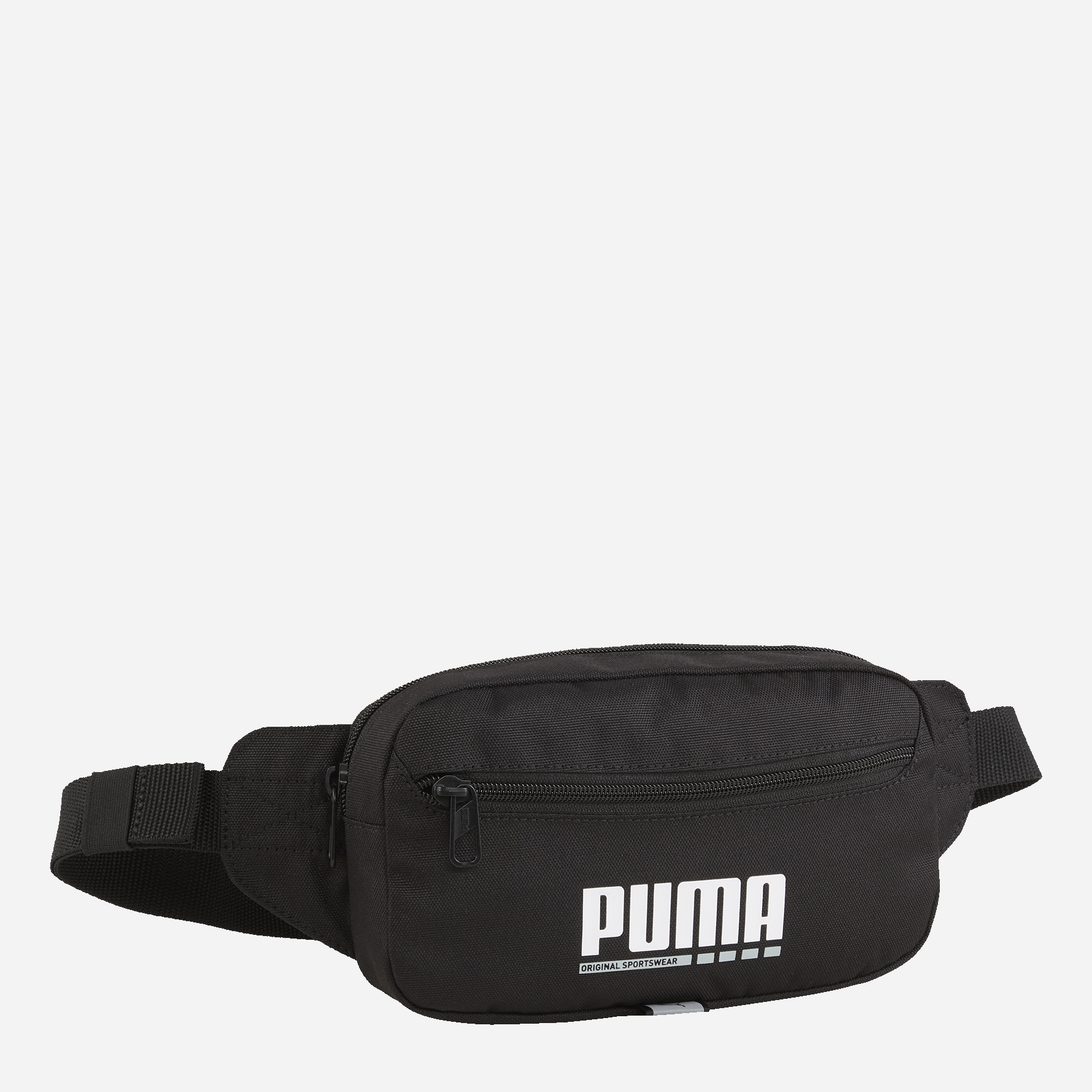 Акція на Спортивна сумка на пояс бананка тканинна Puma Plus Waist Bag 09096001 Чорна від Rozetka