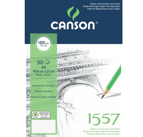 

Canson альбом для эскизов 1557 Croquis 120 гр, A5 (50) (4127-407)