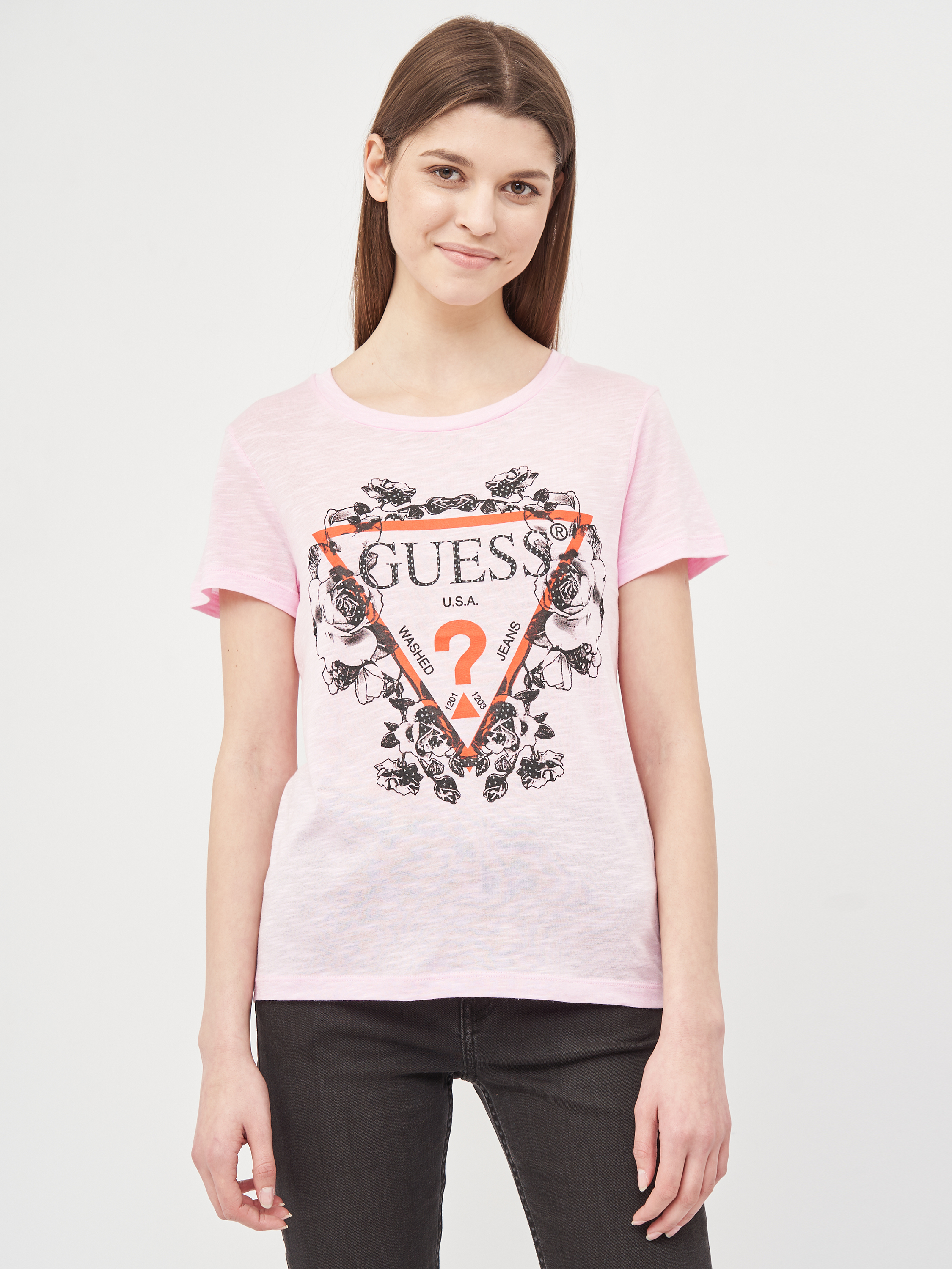 

Футболка Guess 10239.3 XL (48) Розовая