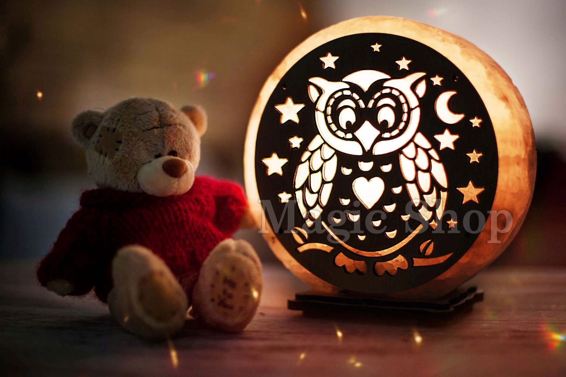 

Соляная лампа Сова, ночник HealthLamp