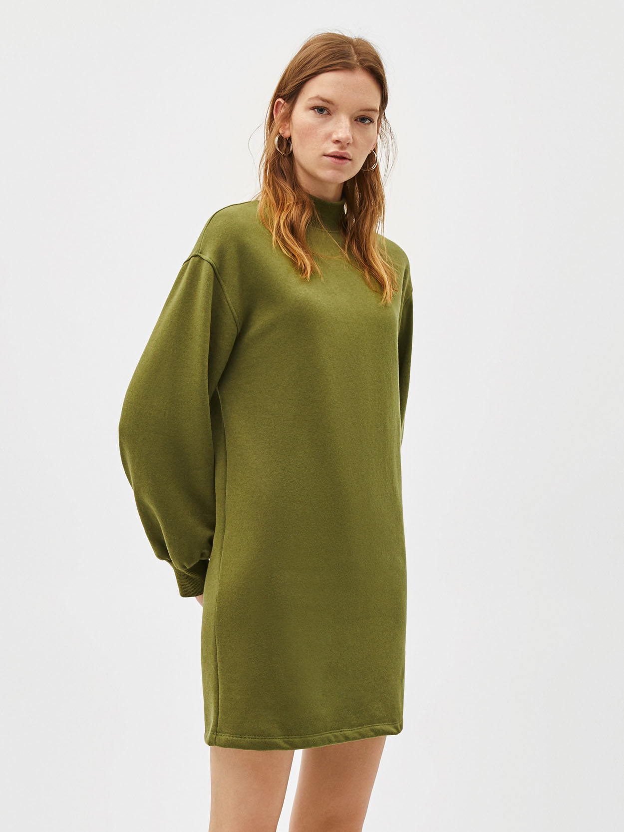 

Платье Bershka 00340033505  Хаки, Платье Bershka 00340033505 XS Хаки