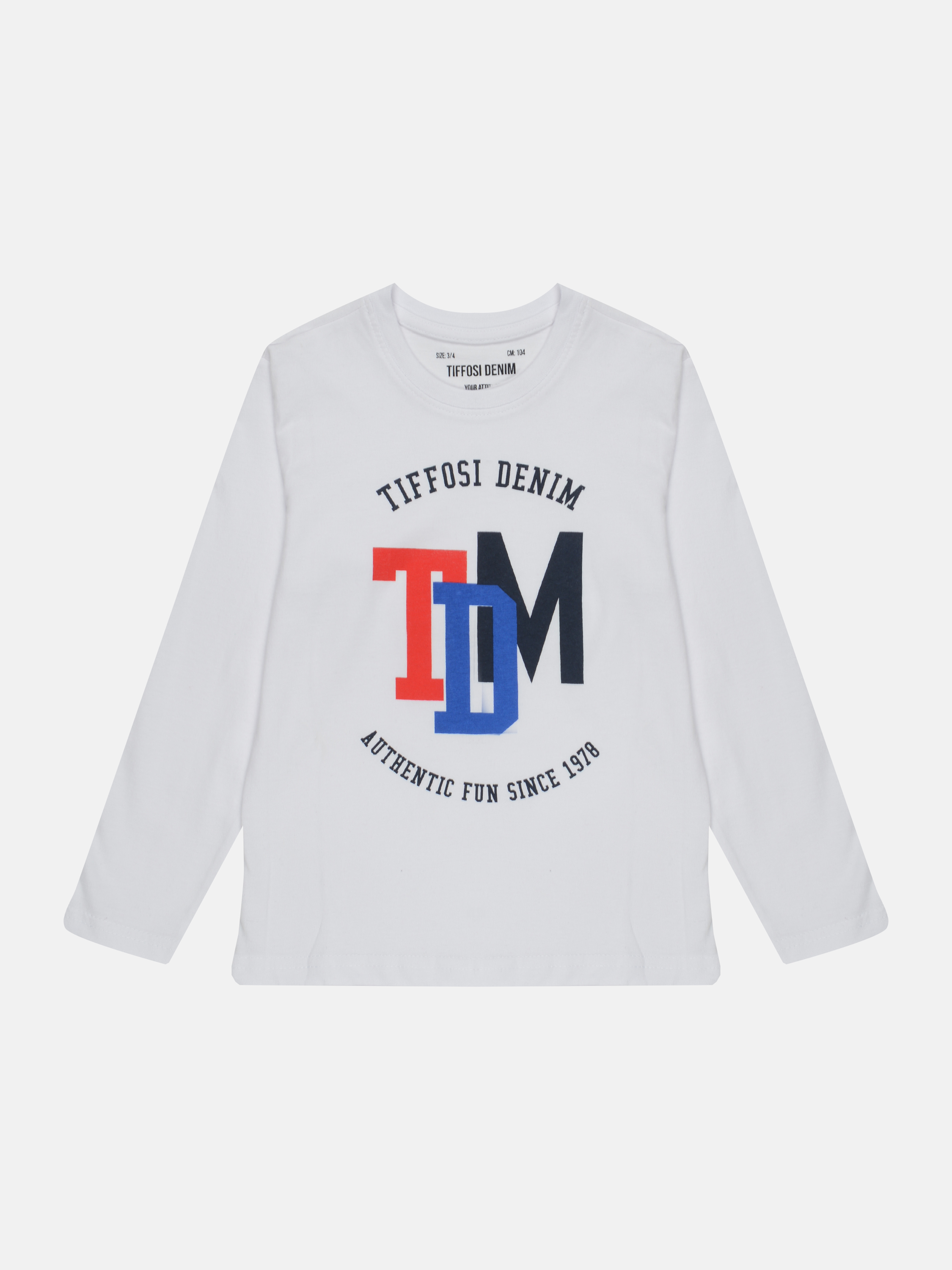 

Футболка с длинными рукавами Tiffosi 10028350-001 104 см Белая