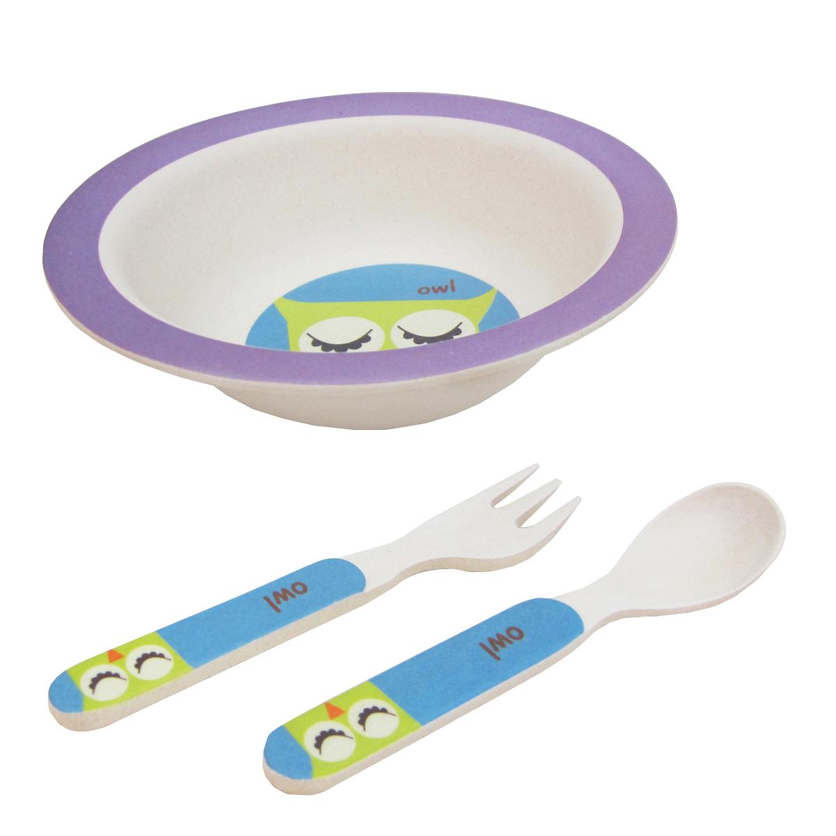 

Детский набор Fissman Совенок 3 пр. (бамбуковое волокно)