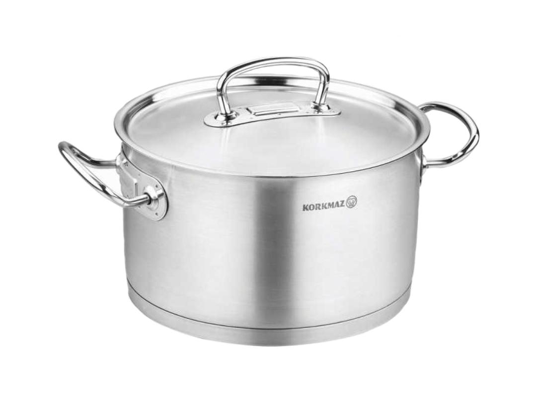

Кастрюля Korkmaz PROLINE с крышкой 24х14 см/6.2 л