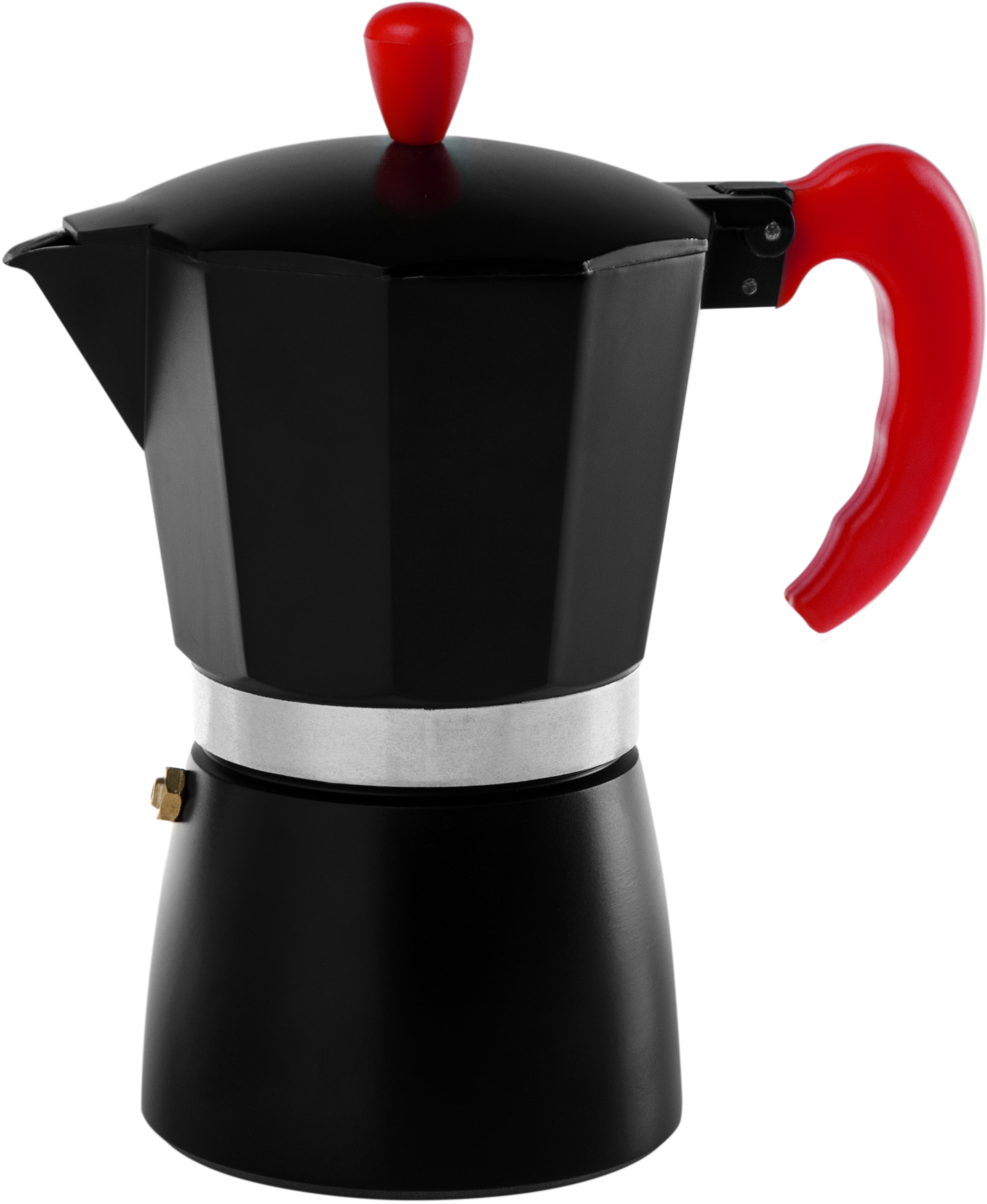 

Гейзерная кофеварка Florina Black and Red 250 мл