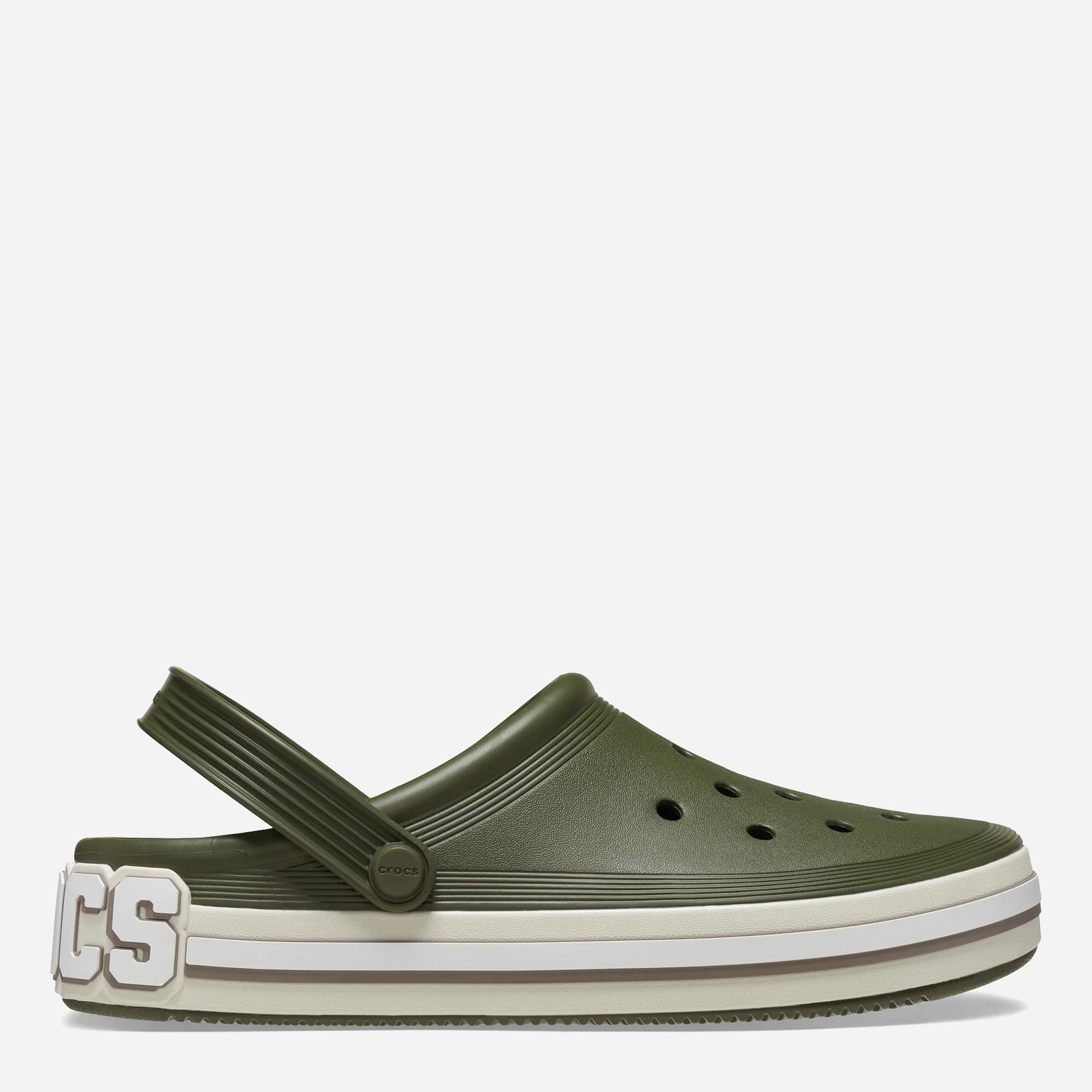 Акція на Жіночі крокси Crocs Off Court Logo Clog 209651-309 37/38 (M5/W7) 23 см Зелені від Rozetka