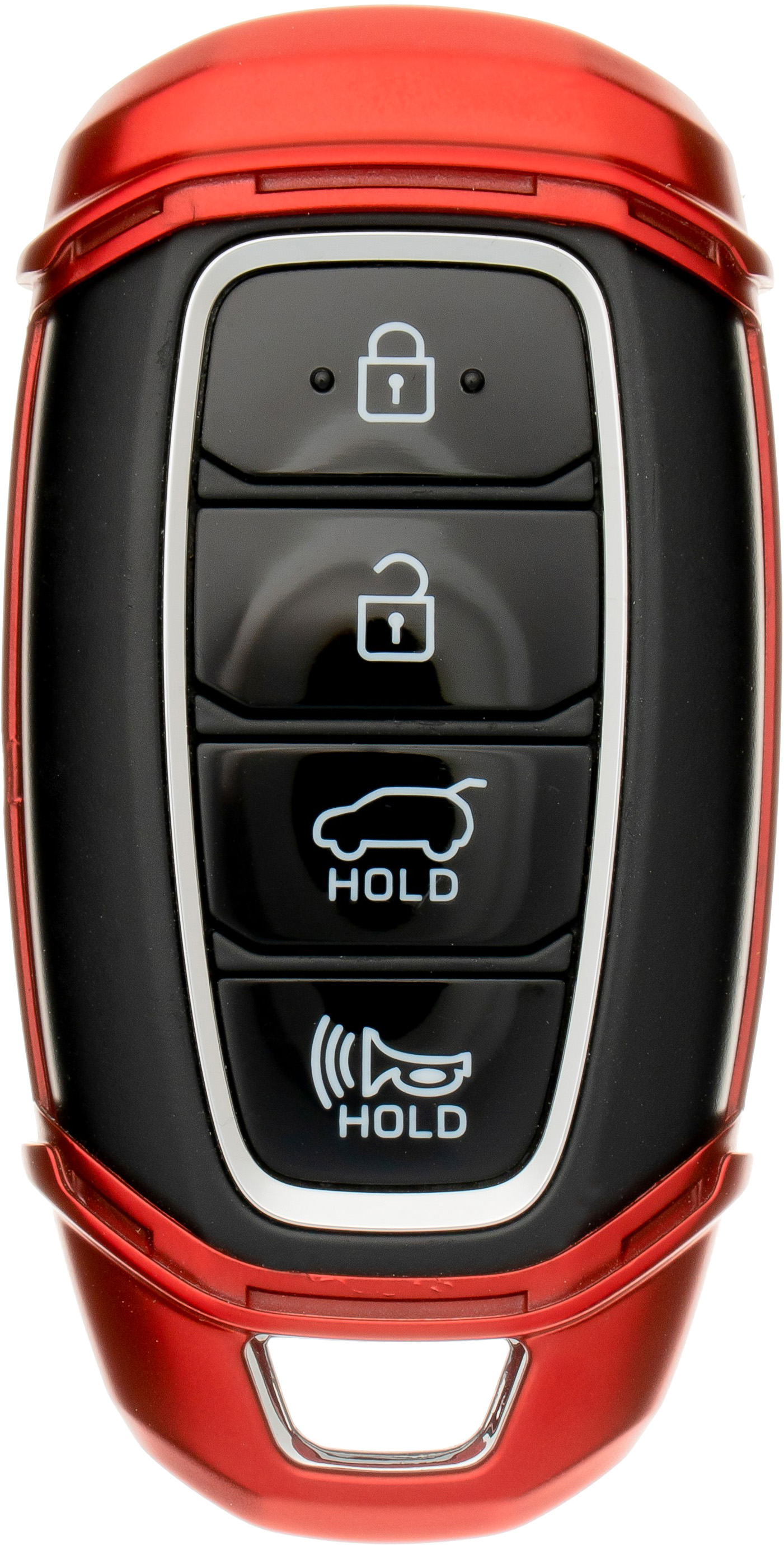 Акция на Чехол для автоключа LaManche Hyundai Red (HN-D04T_rd) от Rozetka UA