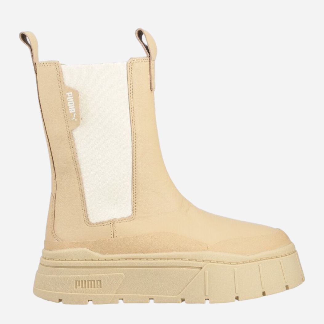 Акція на Жіночі челсі високі Puma Mayze Stack Chelsea Wns 386272-02 38.5 (5.5UK) 24.5 см Бежеві від Rozetka