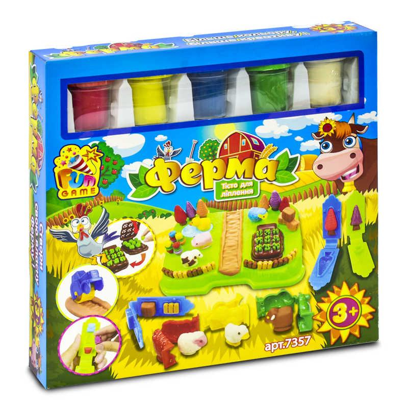 

Тесто для лепки 7357 "Ферма" (6) FUN GAME