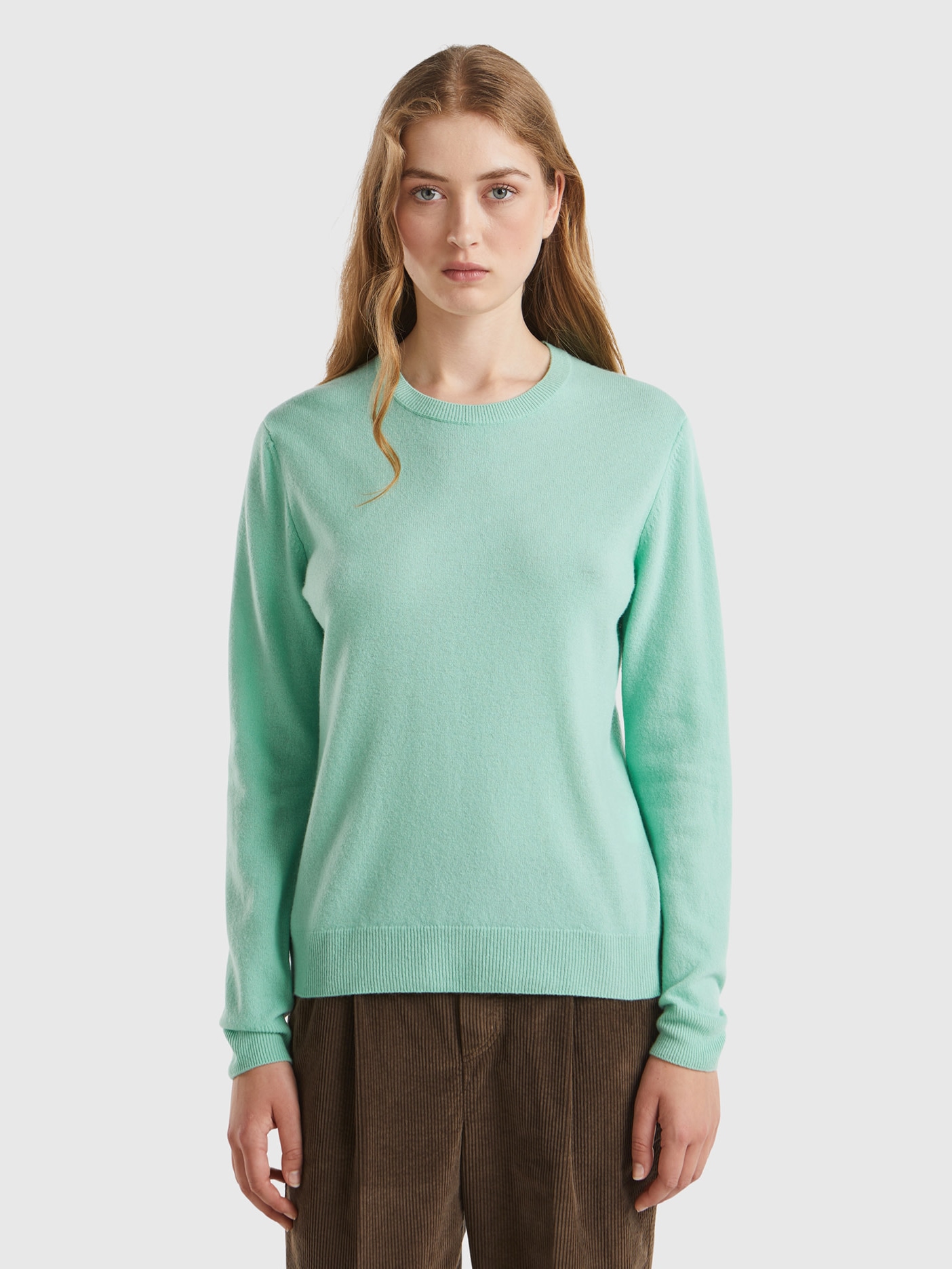 Акція на Джемпер жіночий United Colors of Benetton 1002D1K01-10D XL М'ятний від Rozetka