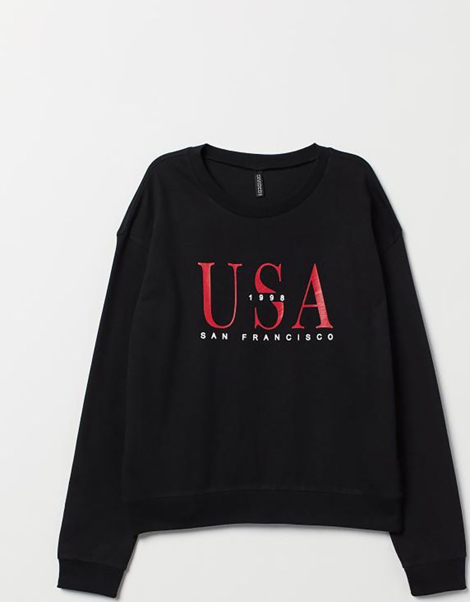 

Свитшот H&M 6983289RP2 L Черный