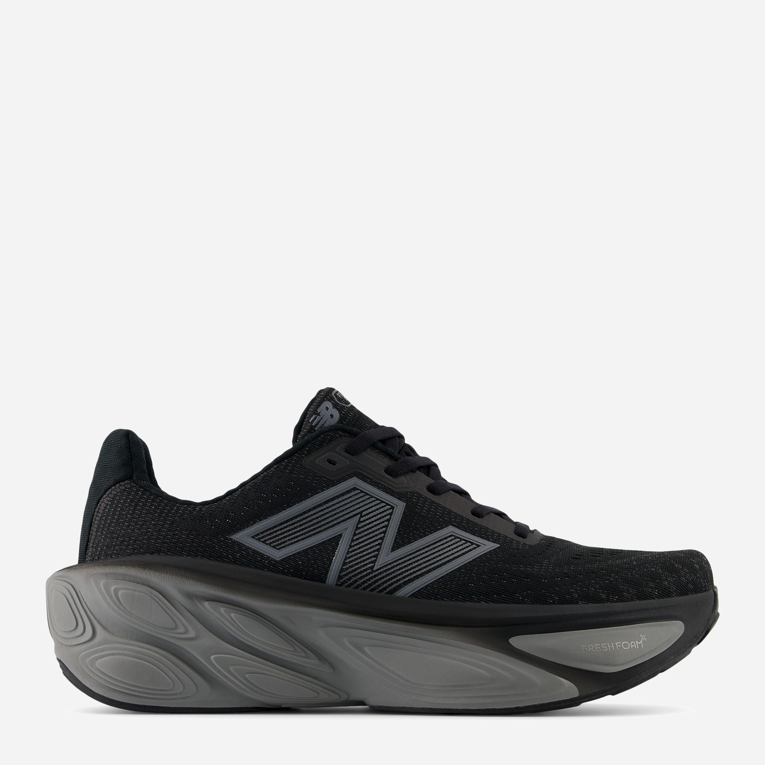 Акція на Чоловічі кросівки New Balance MORE v5 MMORLK5 46.5 (12US) 30 см Чорні/Сірі від Rozetka