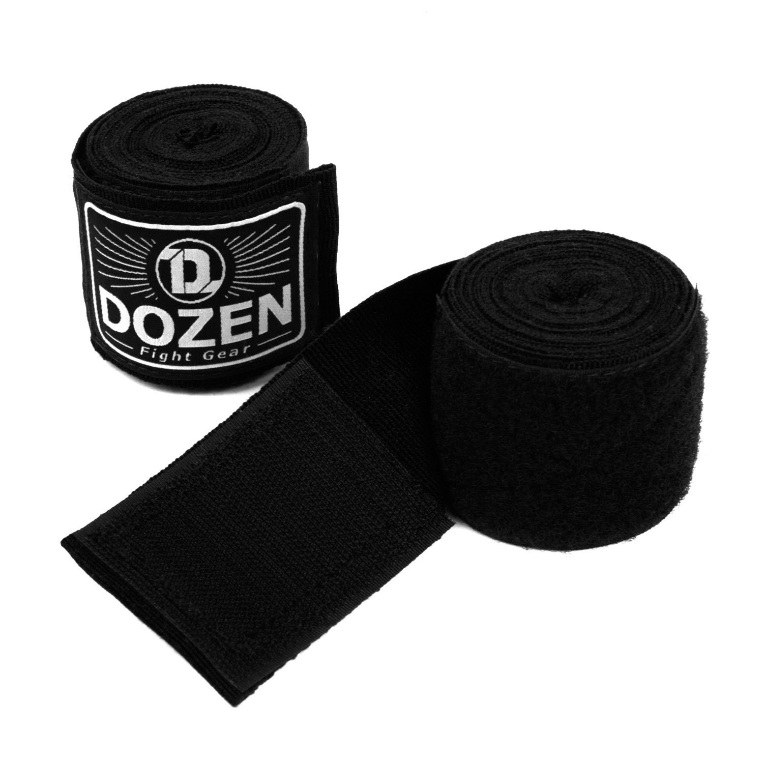 

Боксерские бинты полуэластичные Dozen Monochrome Semi-elastic длина 2,75 метра Черный DZN-HW200906